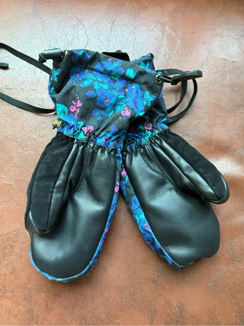 Burton Kids' Floral Profile Mittens Ski Gloves XS
